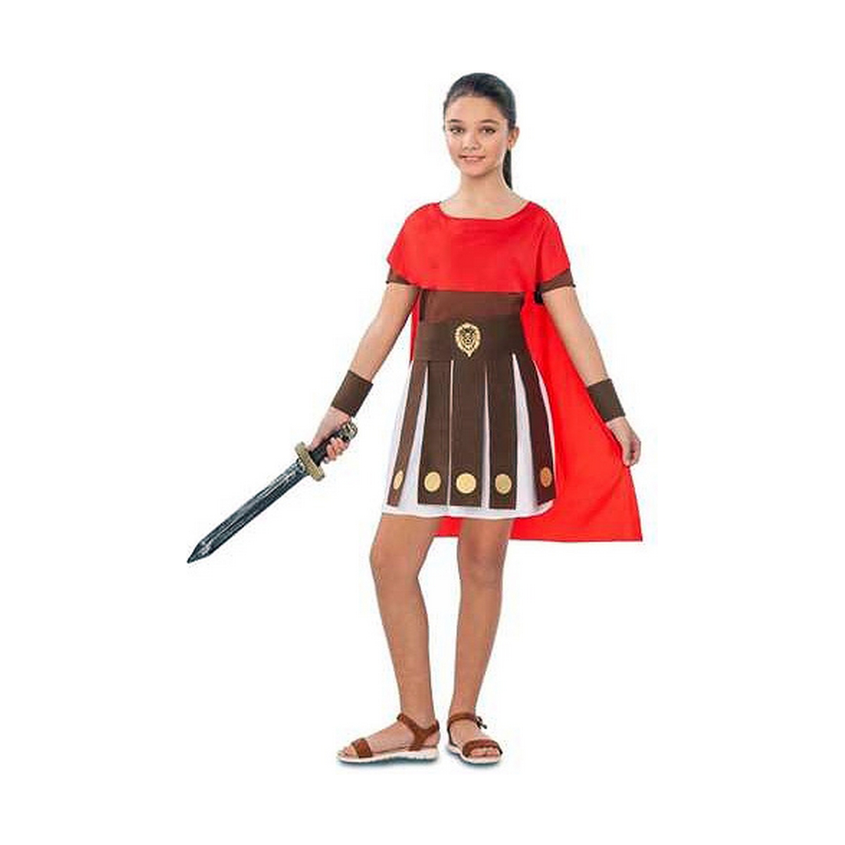 Costume for Children My Other Me Female Roman Warrior Costume for Children My Other Me Female Roman Warrior