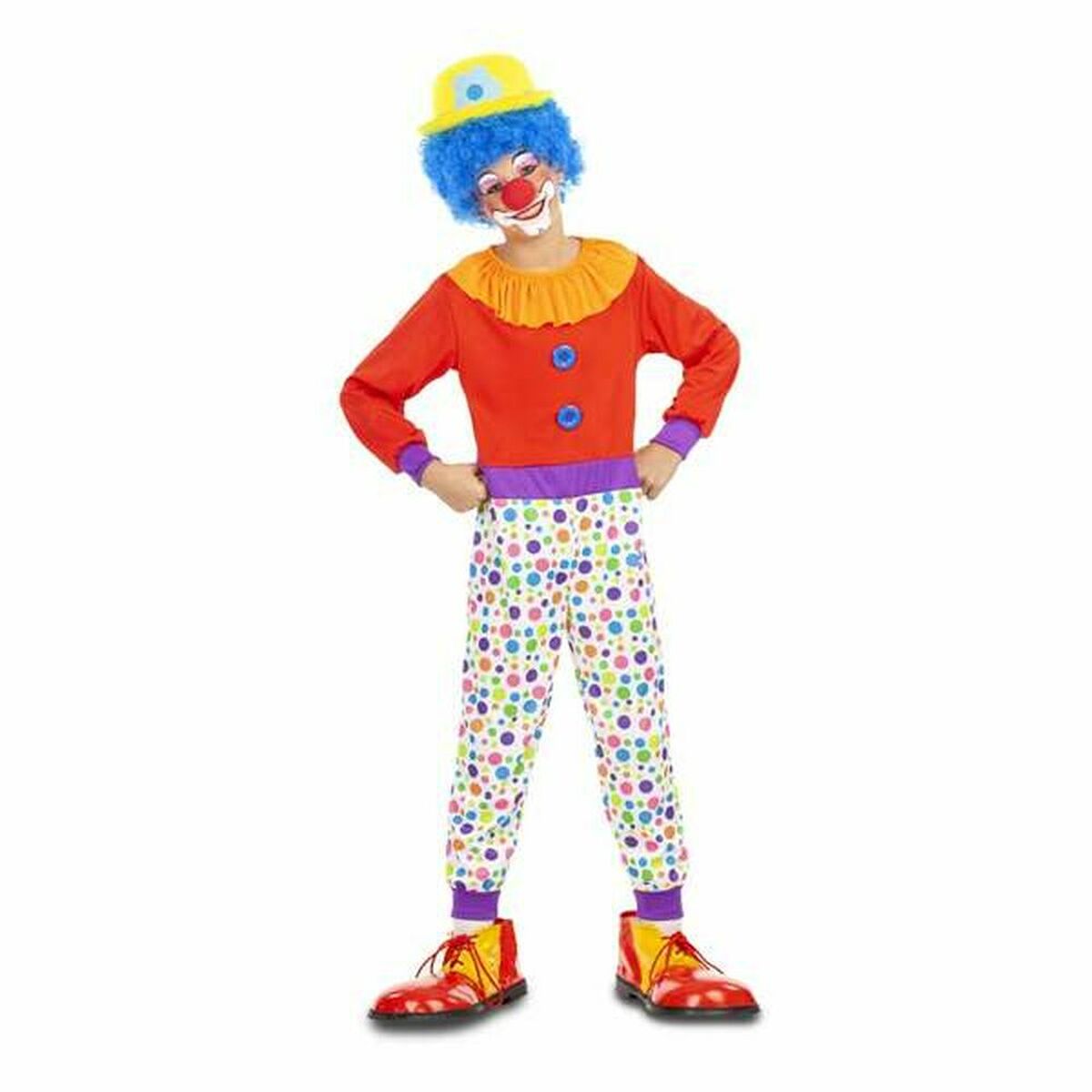 Costume for Children My Other Me Cute Male Clown Costume for Children My Other Me Cute Male Clown
