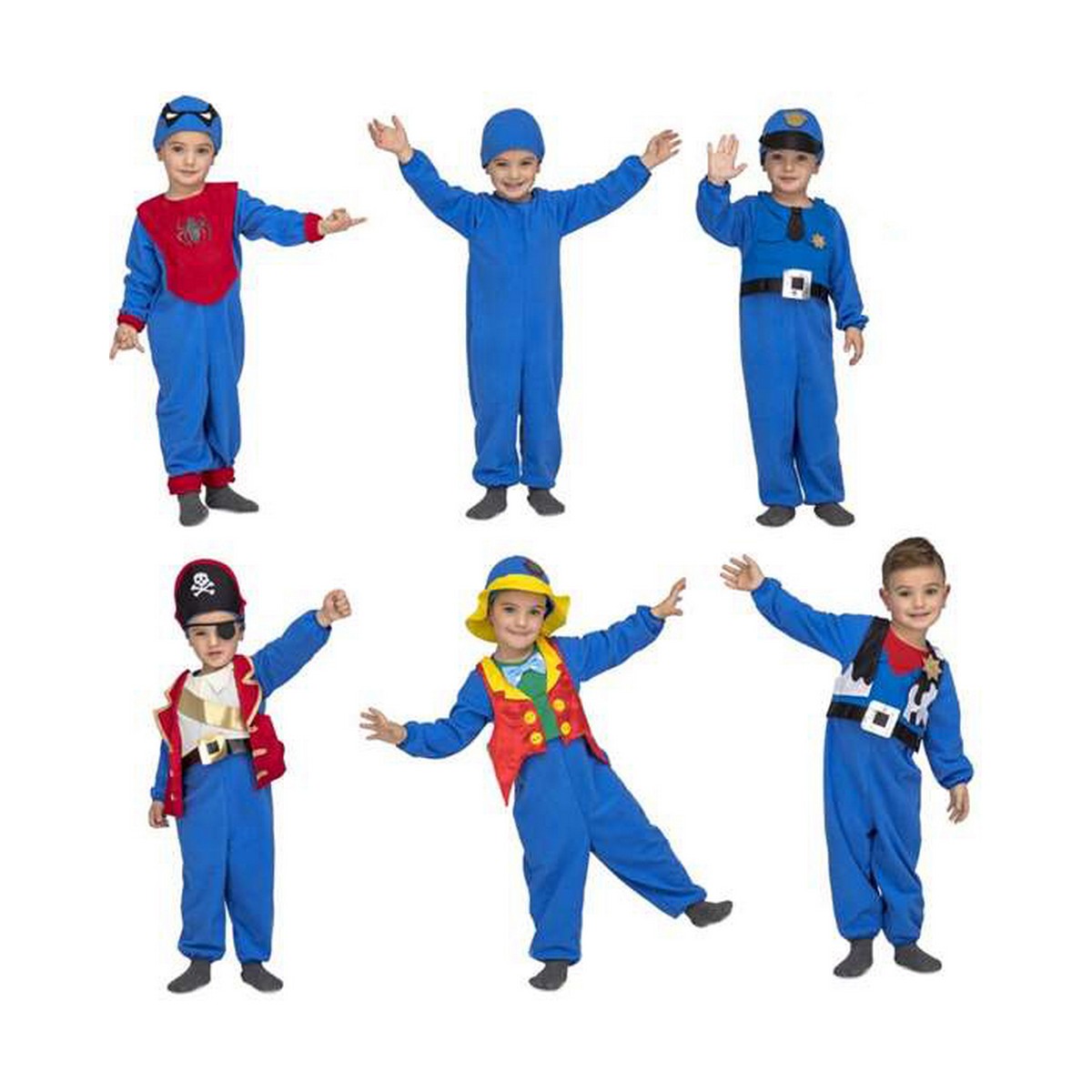 Costume for Children My Other Me Quick ‘N’ Fun Blue Costume for Children My Other Me Quick ‘N’ Fun Blue
