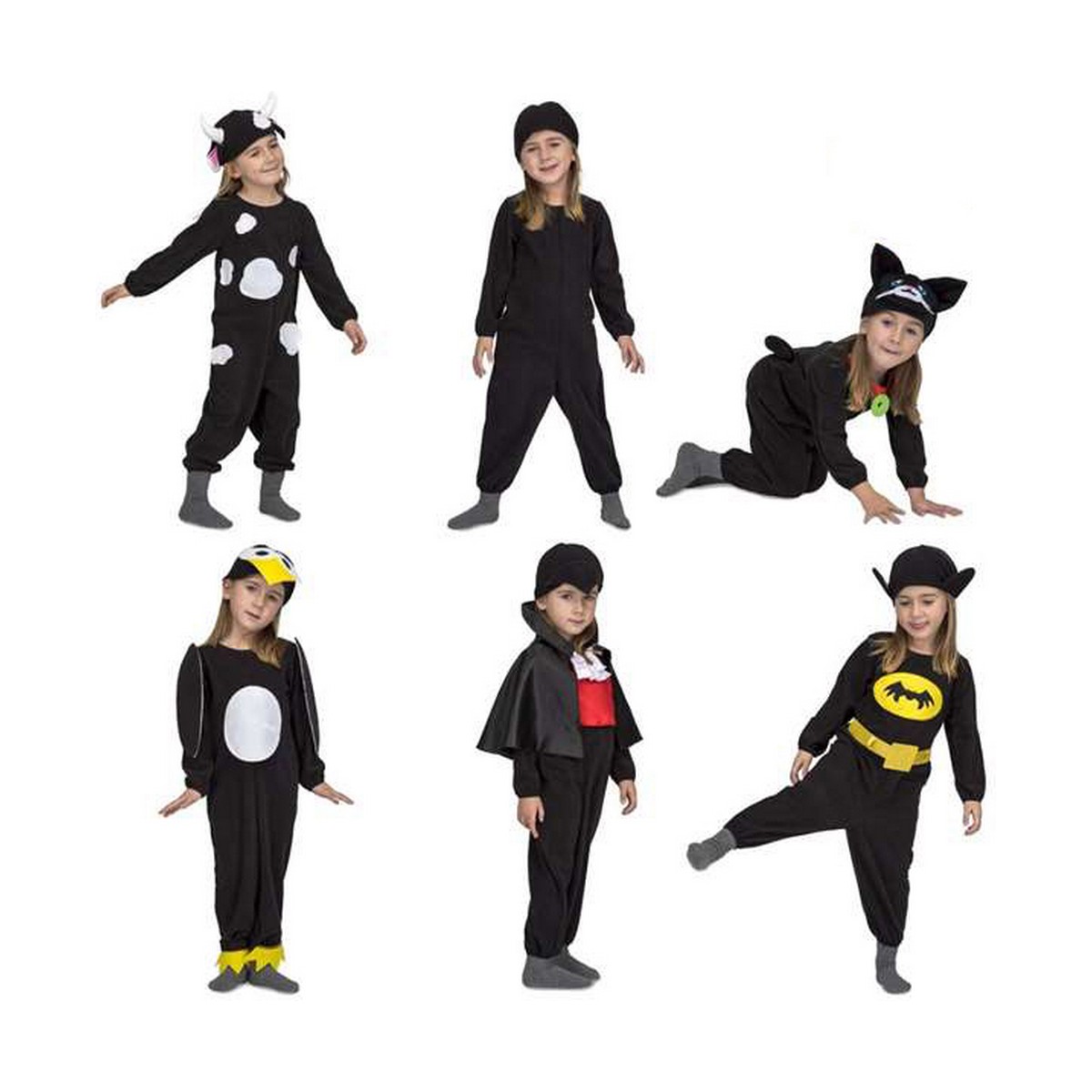 Costume for Children My Other Me Quick ‘N’ Fun Black
