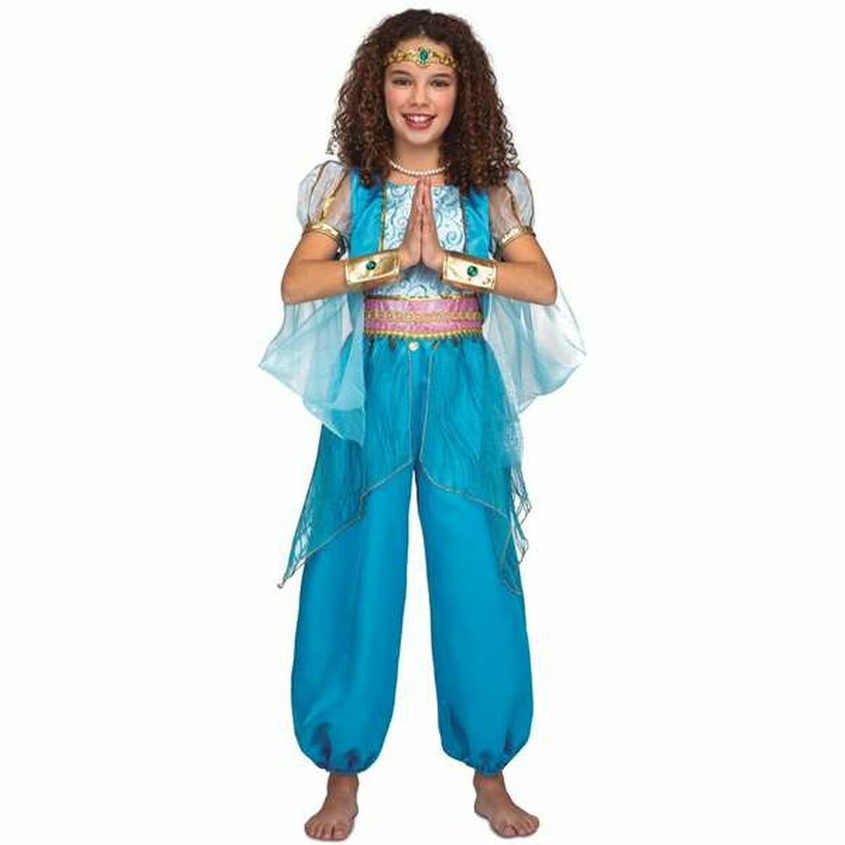 Costume for Children My Other Me Turquoise Princess Costume for Children My Other Me Turquoise Princess