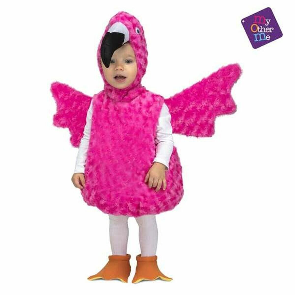 Costume for Children My Other Me 205215 Pink flamingo 3-4 Years Pink Costume for Children My Other Me 205215 Pink flamingo 3-4 Years Pink