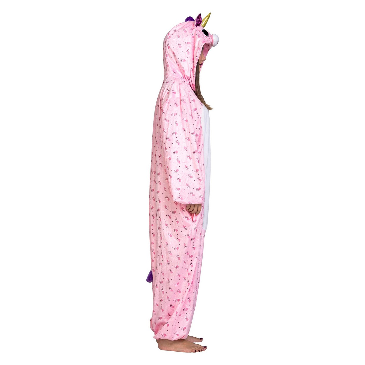 Costume for Adults My Other Me Big Eyes Pink Unicorn S