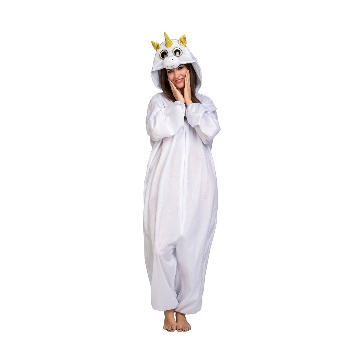Costume for Adults My Other Me White Unicorn M/L Costume for Adults My Other Me White Unicorn M/L