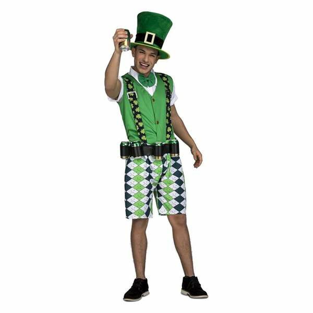 Costume for Adults My Other Me St. Patricks Green 5 Pieces Costume for Adults My Other Me St. Patricks Green 5 Pieces