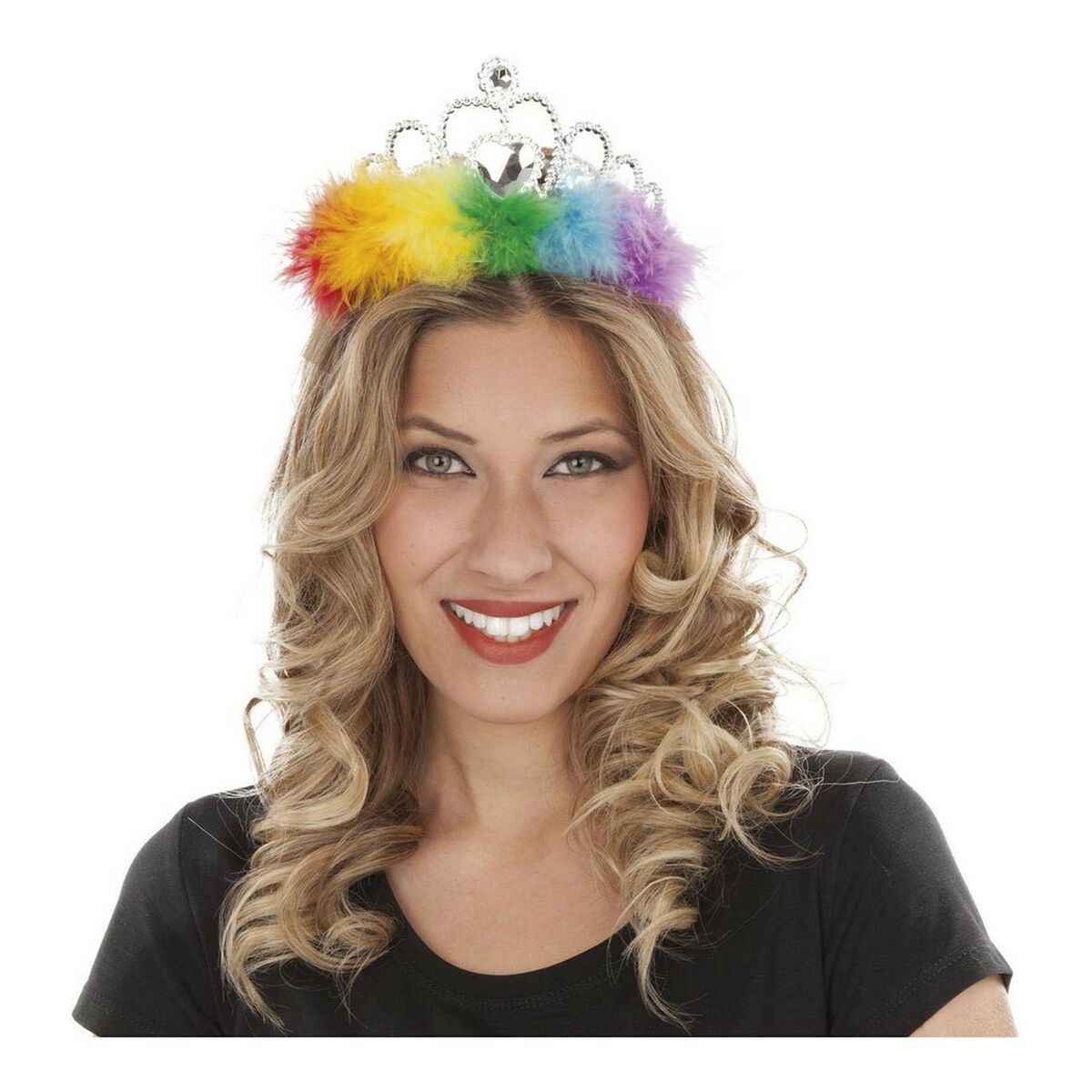Headband My Other Me Pride Multicolour Rainbow Crown S Headband My Other Me Pride Multicolour Rainbow Crown S