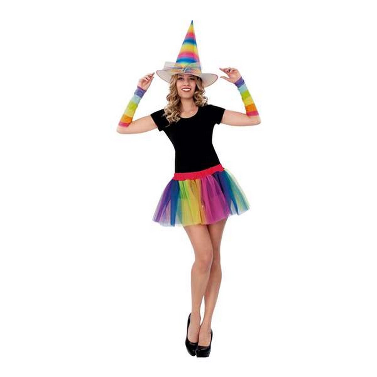 Hat My Other Me Rainbow Witch (58 cm) Hat My Other Me Rainbow Witch (58 cm)