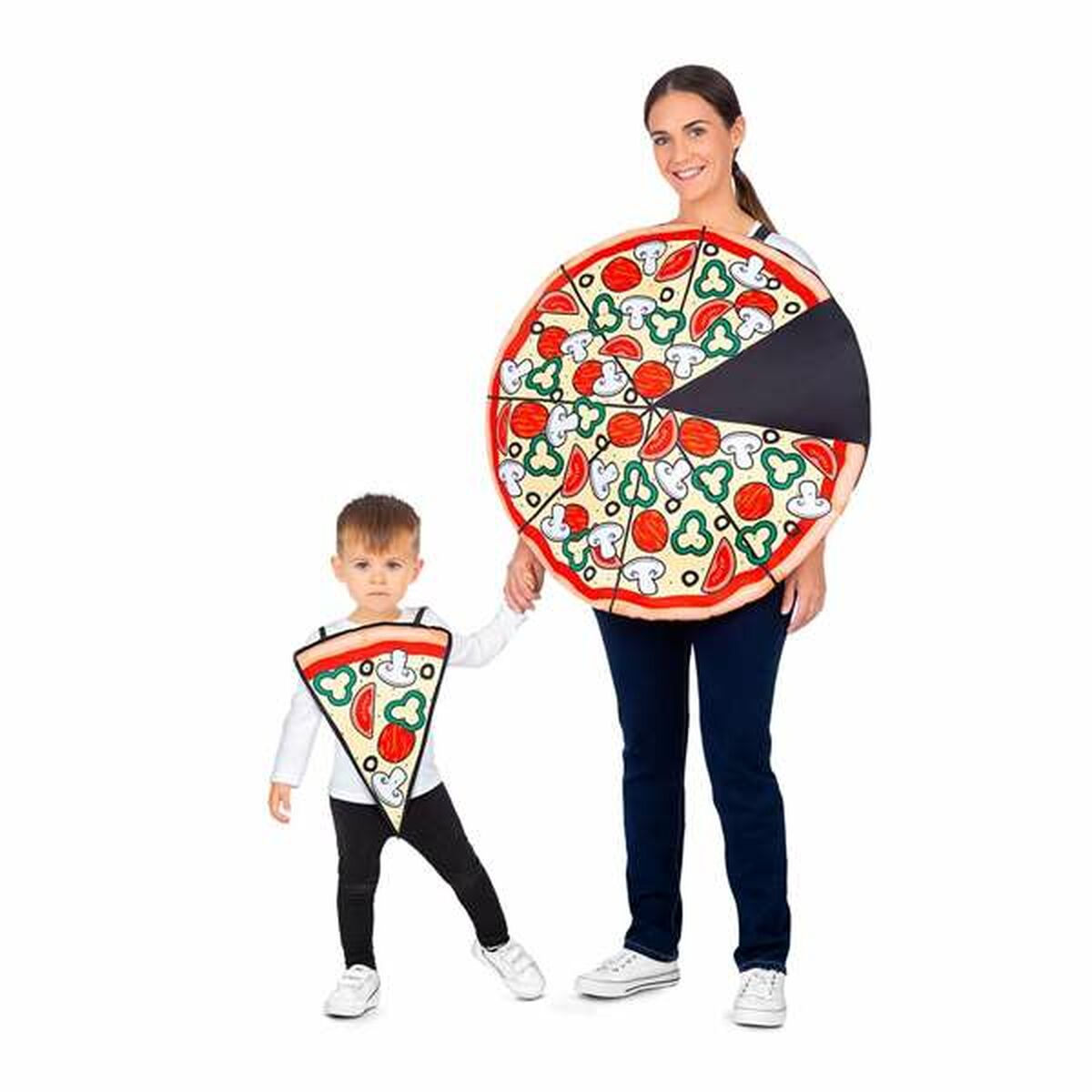 Costume for Adults My Other Me Pizza Red One size Costume for Adults My Other Me Pizza Red One size