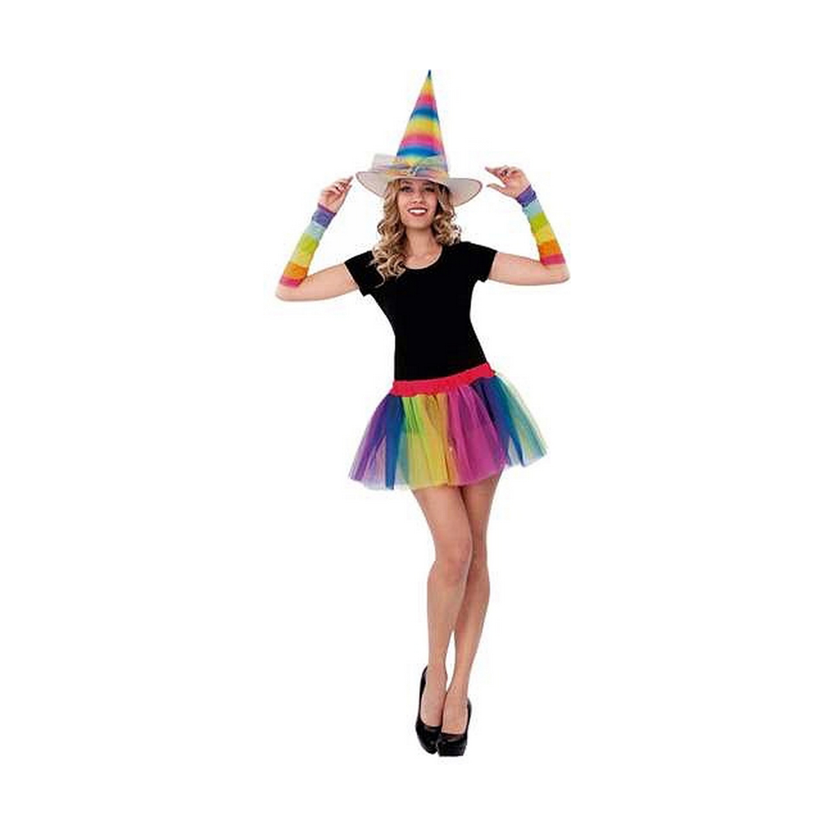 Costume for Adults My Other Me TutÃº Rainbow Multicolour One size