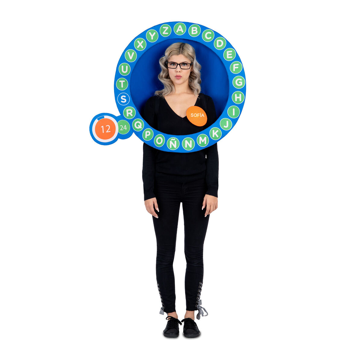 Costume for Adults My Other Me One size Television contest 2 Pieces Costume for Adults My Other Me One size Television contest 2 Pieces