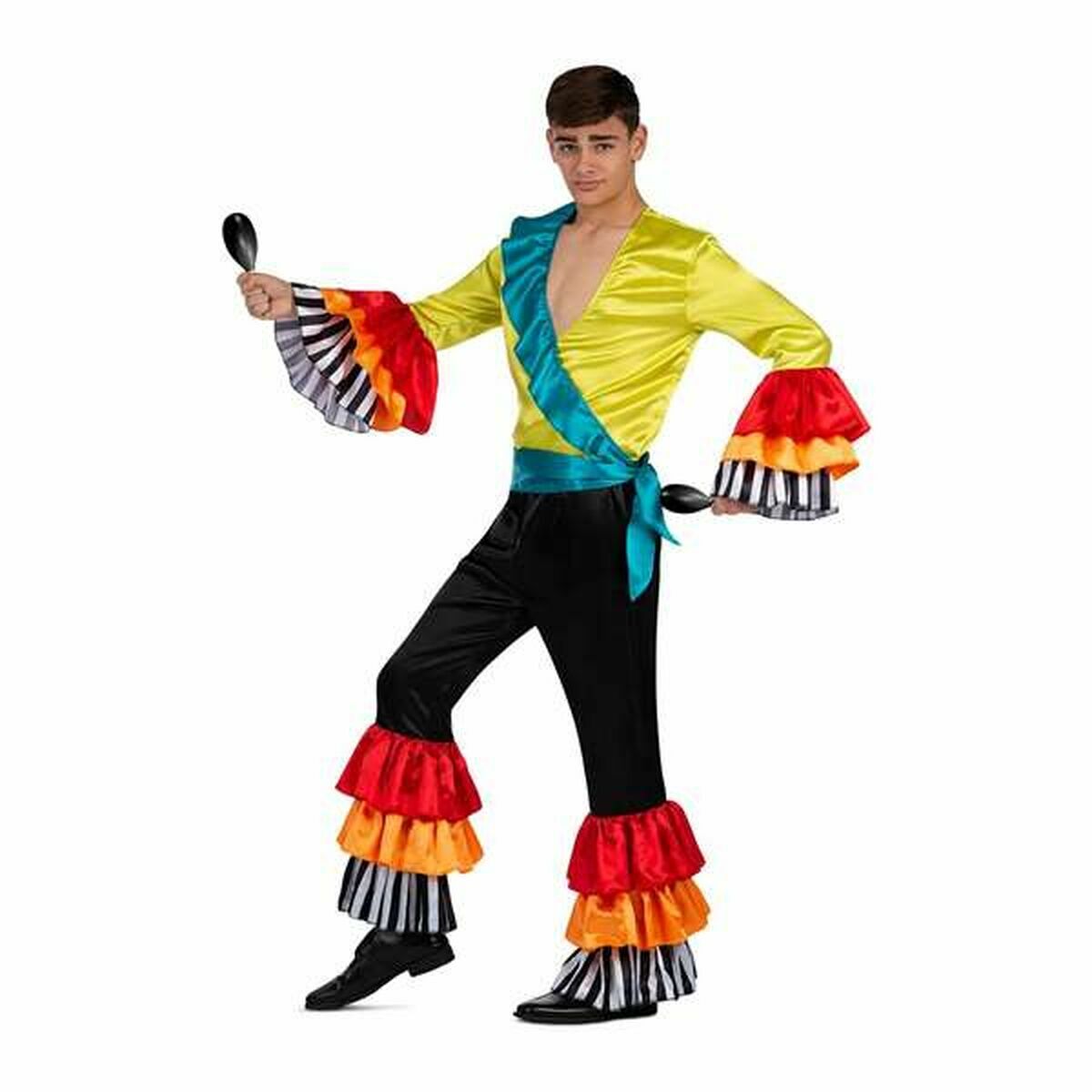 Costume for Adults My Other Me Male Rumba Dancer Yellow Costume for Adults My Other Me Male Rumba Dancer Yellow
