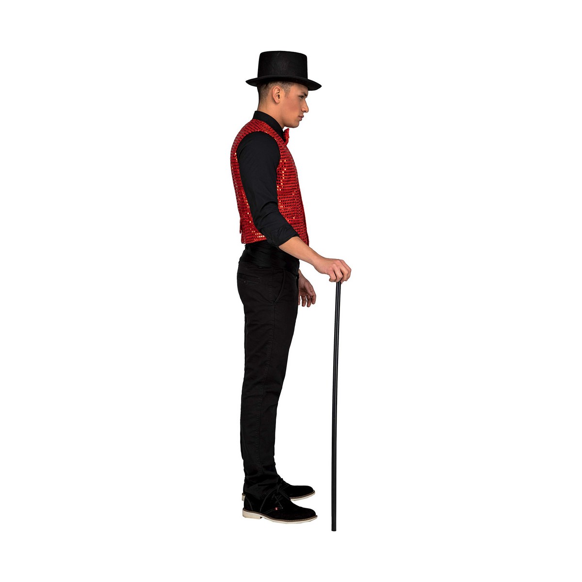 Costume for Adults My Other Me Showman Red Vest M/L