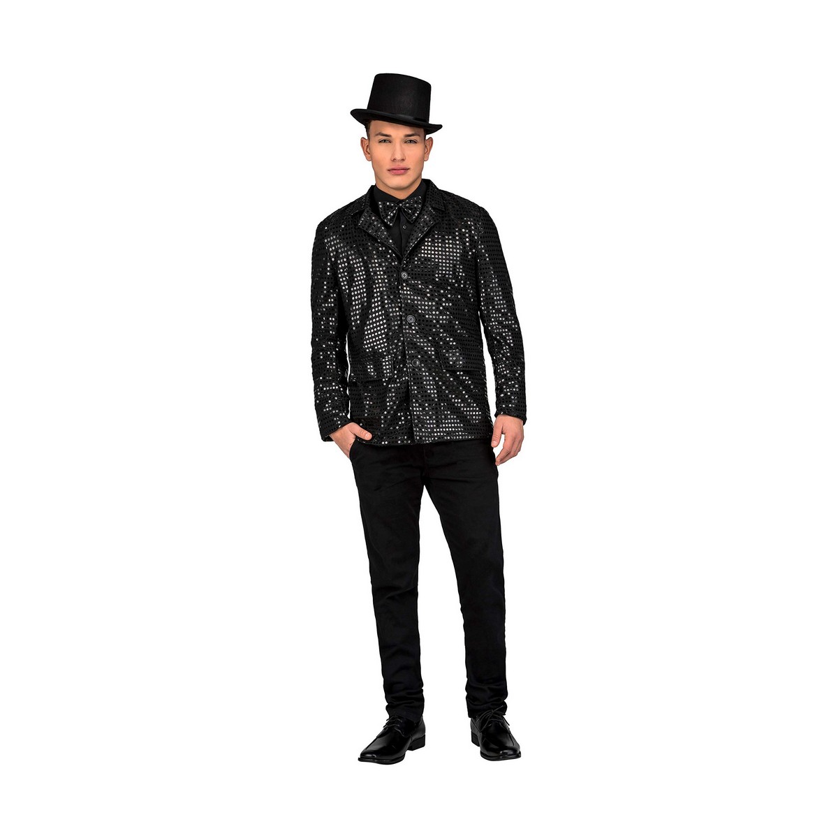 Costume for Adults My Other Me Showman Black M/L Costume for Adults My Other Me Showman Black M/L