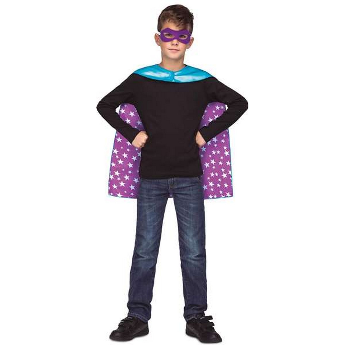 Costume for Children My Other Me Blue Superhero Stars 3-6 years Costume for Children My Other Me Blue Superhero Stars 3-6 years
