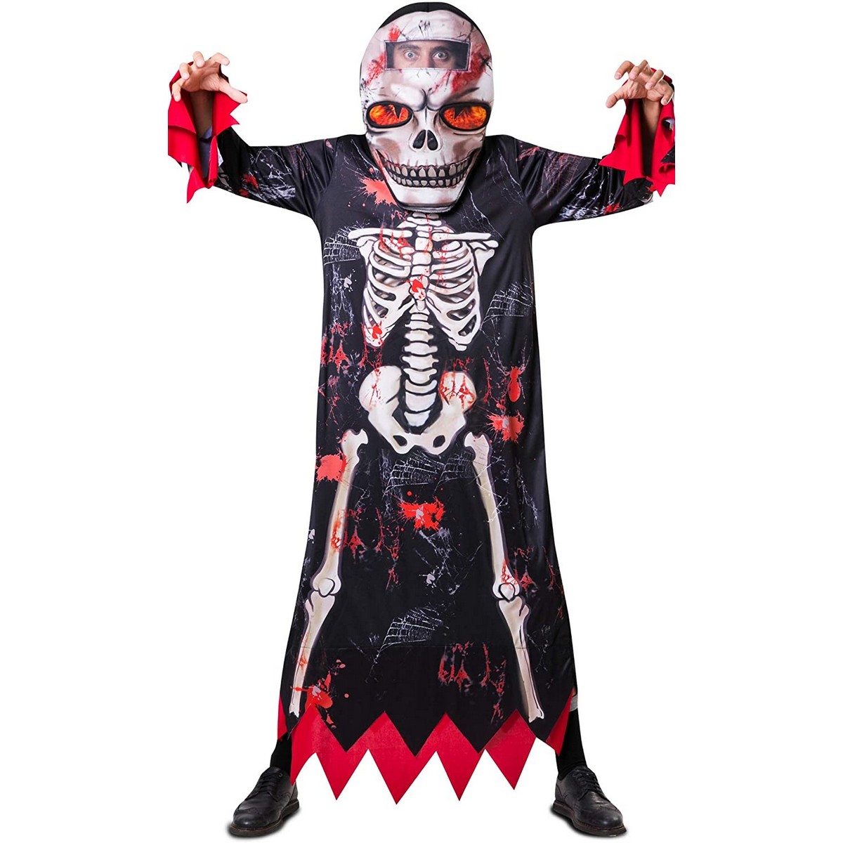 Costume for Adults My Other Me Skeleton Black Wide head M/L Costume for Adults My Other Me Skeleton Black Wide head M/L