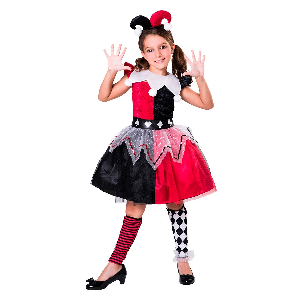 Costume for Children My Other Me Harlequin 5-6 Years Red Costume for Children My Other Me Harlequin 5-6 Years Red