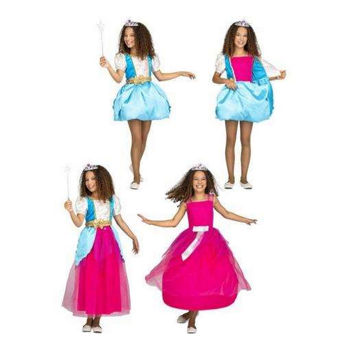 Costume for Children My Other Me Princess 7-9 Years Blue 2-in-1 Bodice Costume for Children My Other Me Princess 7-9 Years Blue 2-in-1 Bodice