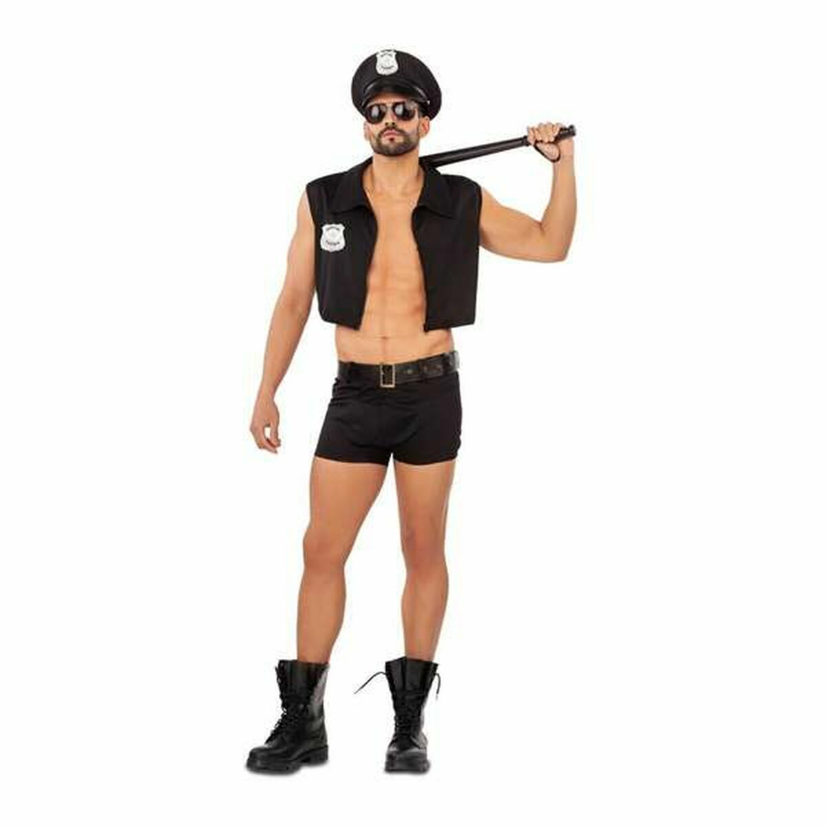 Costume for Children My Other Me Muscular Police Officer Costume for Children My Other Me Muscular Police Officer