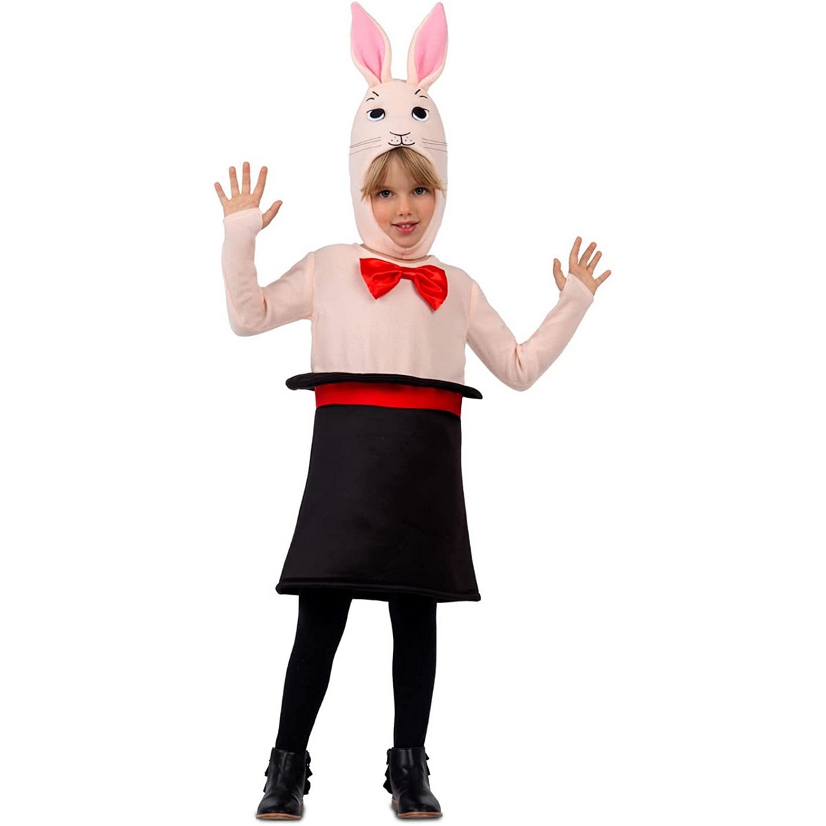 Costume for Children My Other Me Black Rabbit Wizard S 3-6 years Top hat Costume for Children My Other Me Black Rabbit Wizard S 3-6 years Top hat