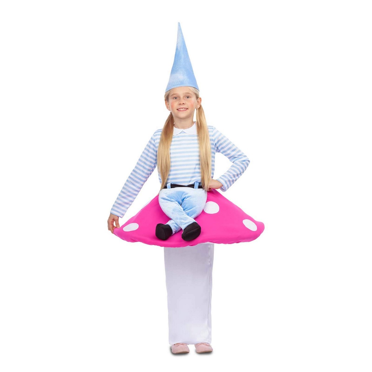 Costume for Children My Other Me Ride-On Gnome One size Pink Costume for Children My Other Me Ride-On Gnome One size Pink