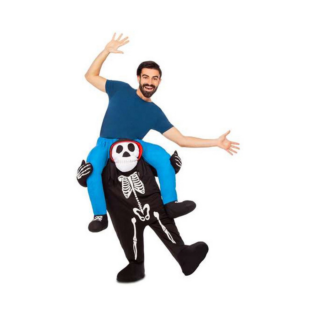 Costume for Adults My Other Me Ride-On Skeleton Trousers M/L Costume for Adults My Other Me Ride-On Skeleton Trousers M/L