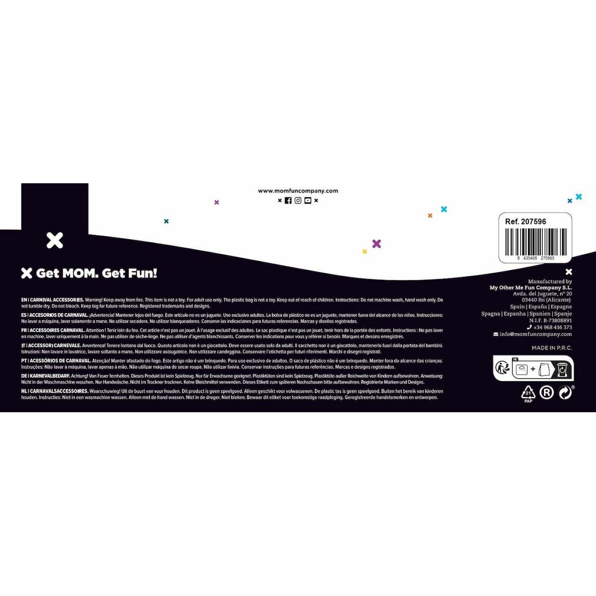 Belt My Other Me Black Bullets (116 cm)
