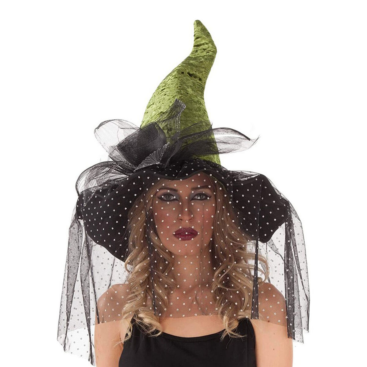 Hat My Other Me Black Green One size Witch 59 cm Hat My Other Me Black Green One size Witch 59 cm