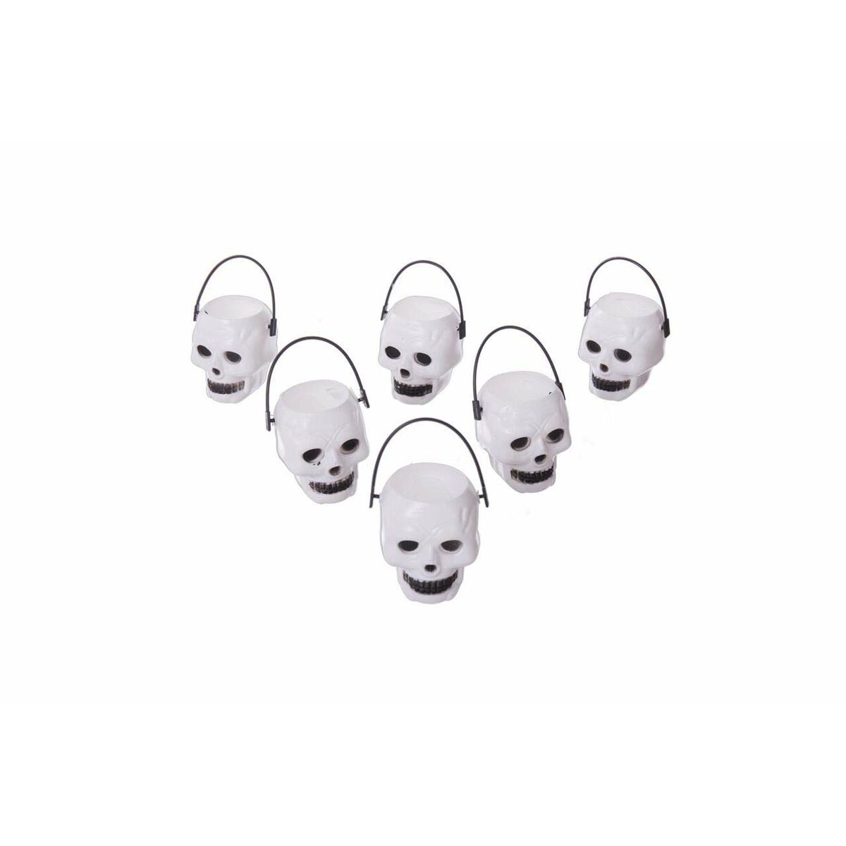 Halloween Decorations My Other Me Mini Skulls (6 uds) (6 x 5 x 5 cm) Halloween Decorations My Other Me Mini Skulls (6 uds) (6 x 5 x 5 cm)