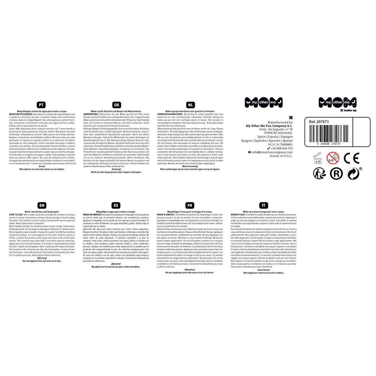 Make-Up Set My Other Me Dog (24 x 20 cm)