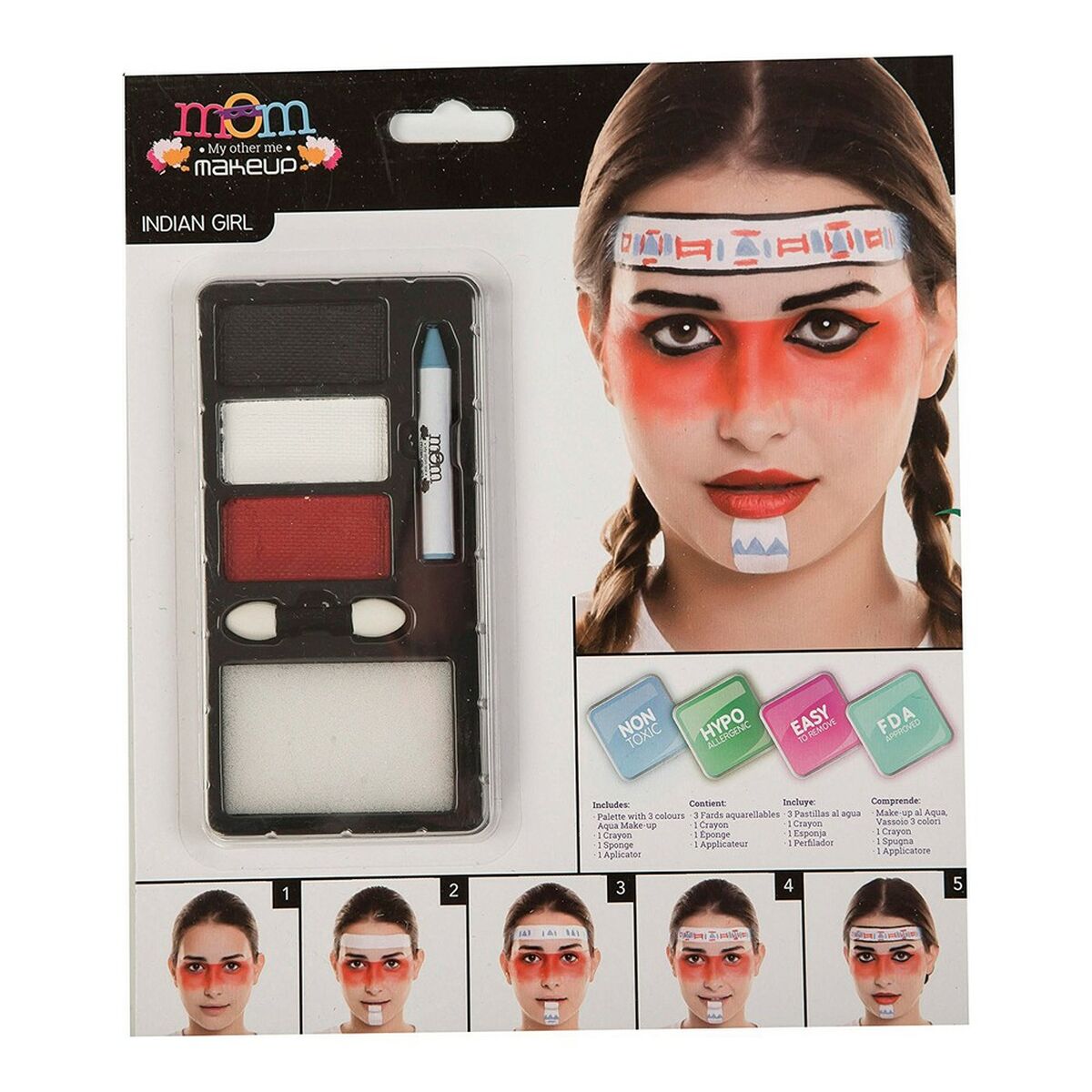 Children’s Make-up Set My Other Me Lady American Indian (24 x 20 cm) Children’s Make-up Set My Other Me Lady American Indian (24 x 20 cm)