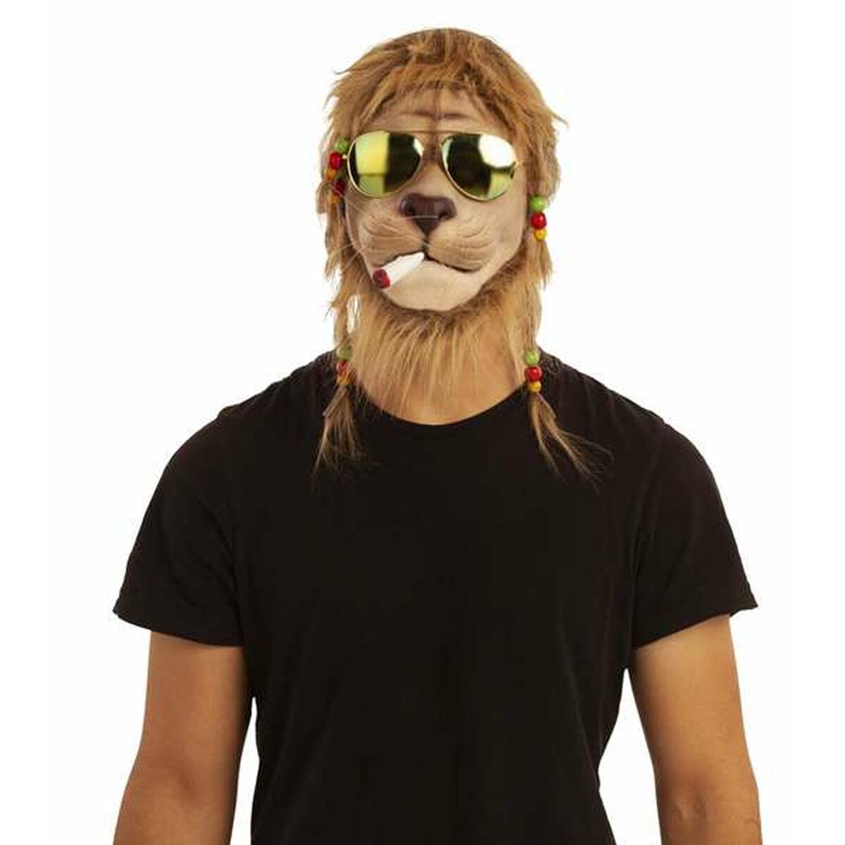 Mask My Other Me Brown One size M Lion Mask My Other Me Brown One size M Lion