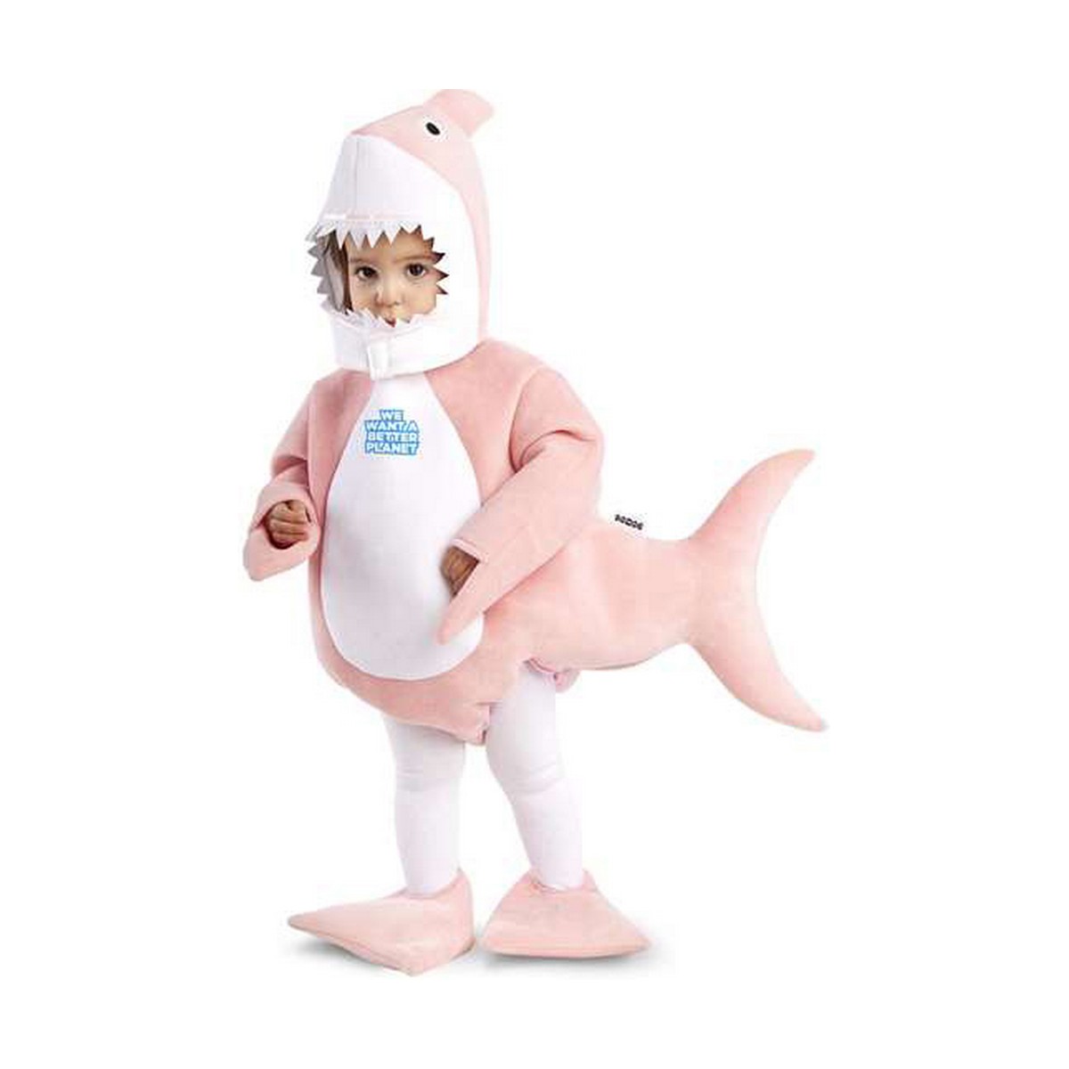 Costume for Babies My Other Me Pink Shark Costume for Babies My Other Me Pink Shark