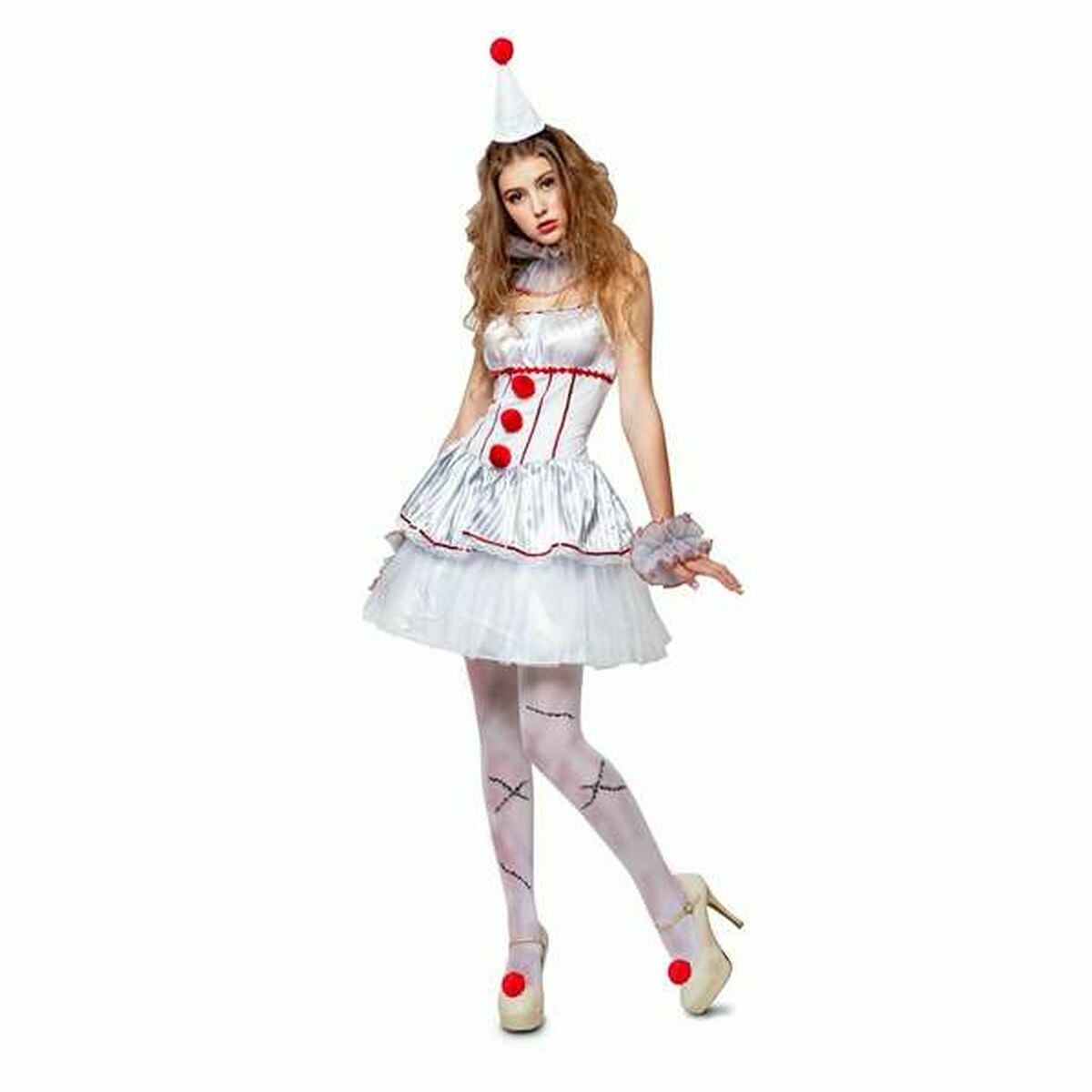 Costume for Adults My Other Me Mystical Lady Female Clown (4 Pieces) Costume for Adults My Other Me Mystical Lady Female Clown (4 Pieces)