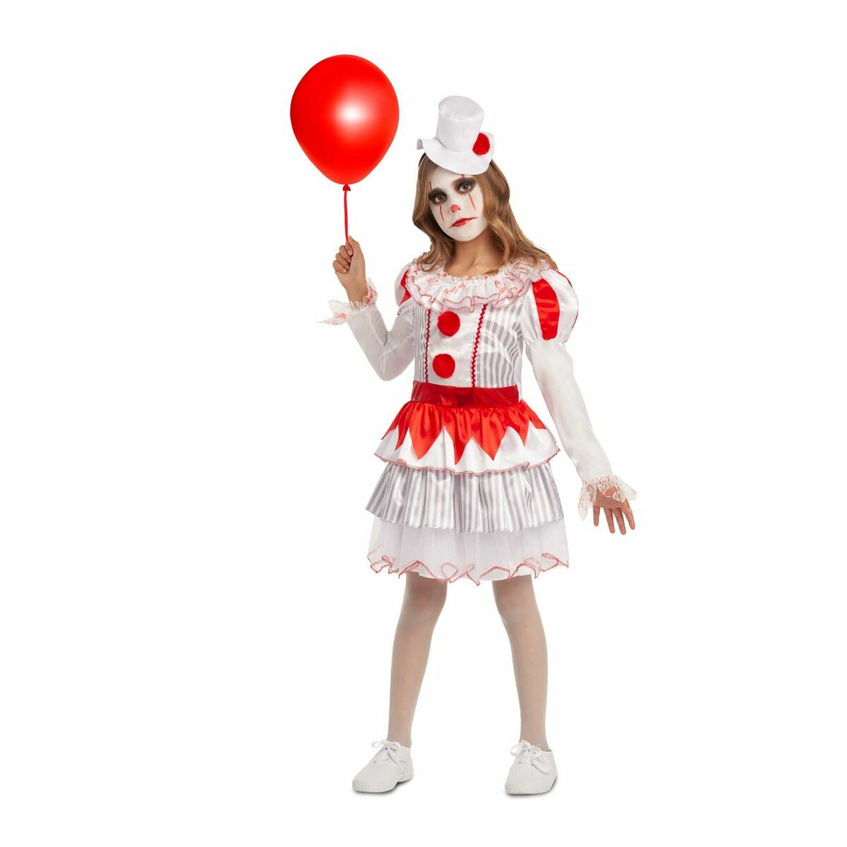 Costume for Children My Other Me Evil Female Clown 2 Pieces Costume for Children My Other Me Evil Female Clown 2 Pieces