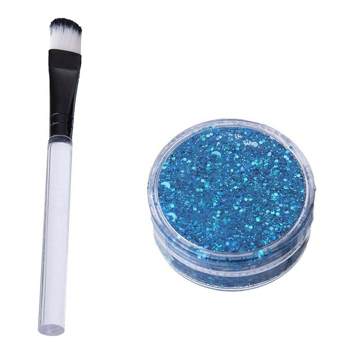 Glitter My Other Me Blue Brush 10,5 x 17,5 cm Glitter My Other Me Blue Brush 10,5 x 17,5 cm