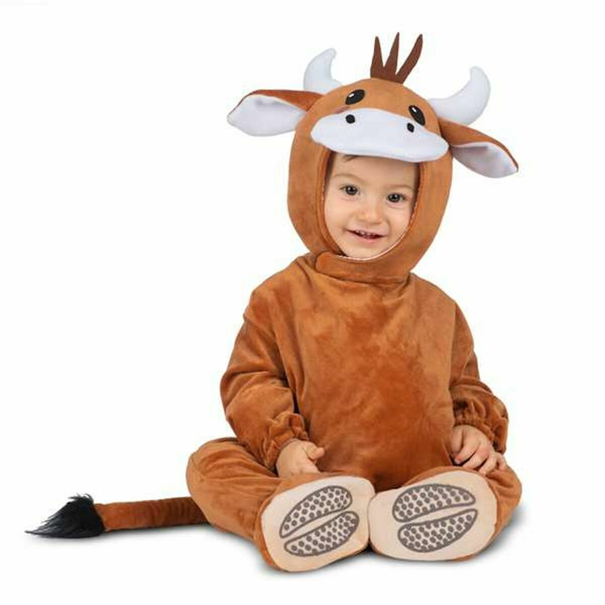Costume for Babies My Other Me Brown Ox 4 Pieces Costume for Babies My Other Me Brown Ox 4 Pieces