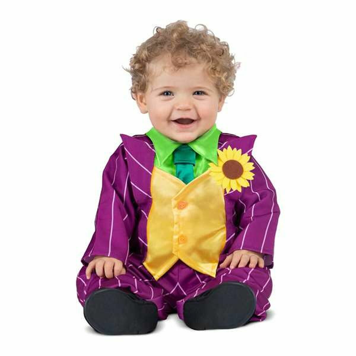 Costume for Children My Other Me Sunflower Male Clown (2 Pieces) Costume for Children My Other Me Sunflower Male Clown (2 Pieces)