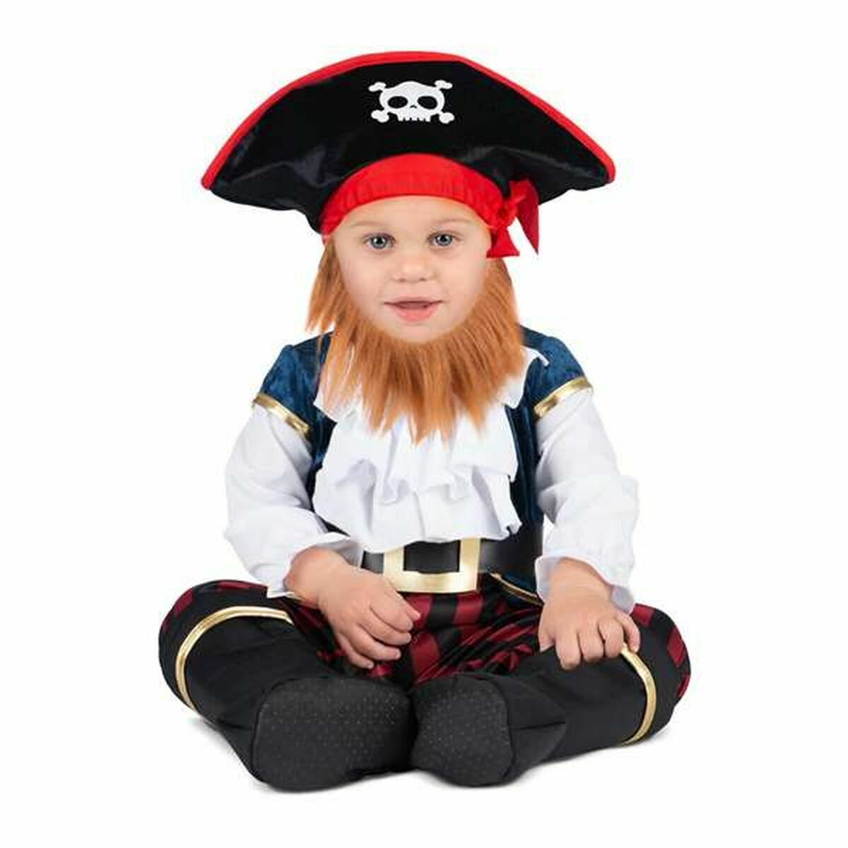 Costume for Babies My Other Me Pirate 4 Pieces Black Costume for Babies My Other Me Pirate 4 Pieces Black
