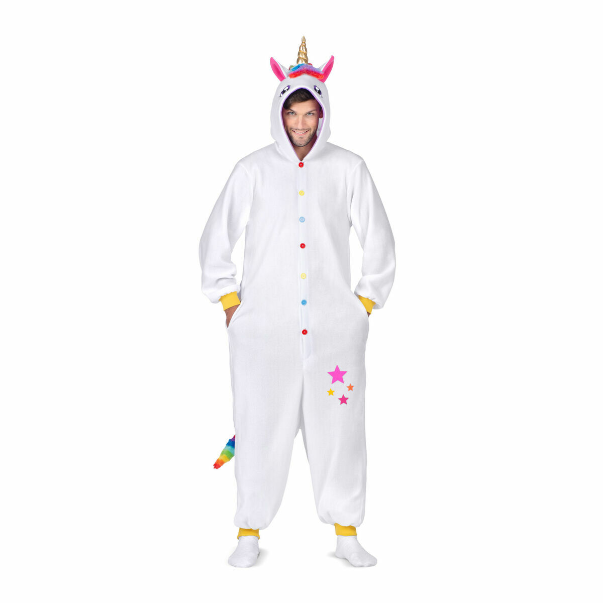 Costume for Adults My Other Me Unicorn 2 Pieces Costume for Adults My Other Me Unicorn 2 Pieces