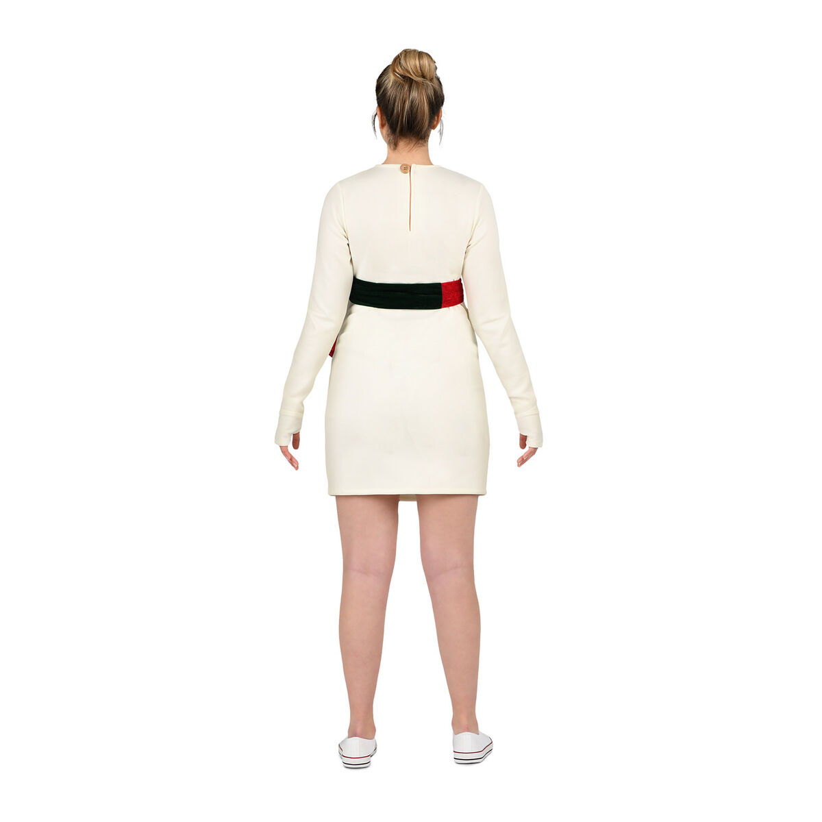 Costume for Adults My Other Me One size Snow Doll 2 Pieces White