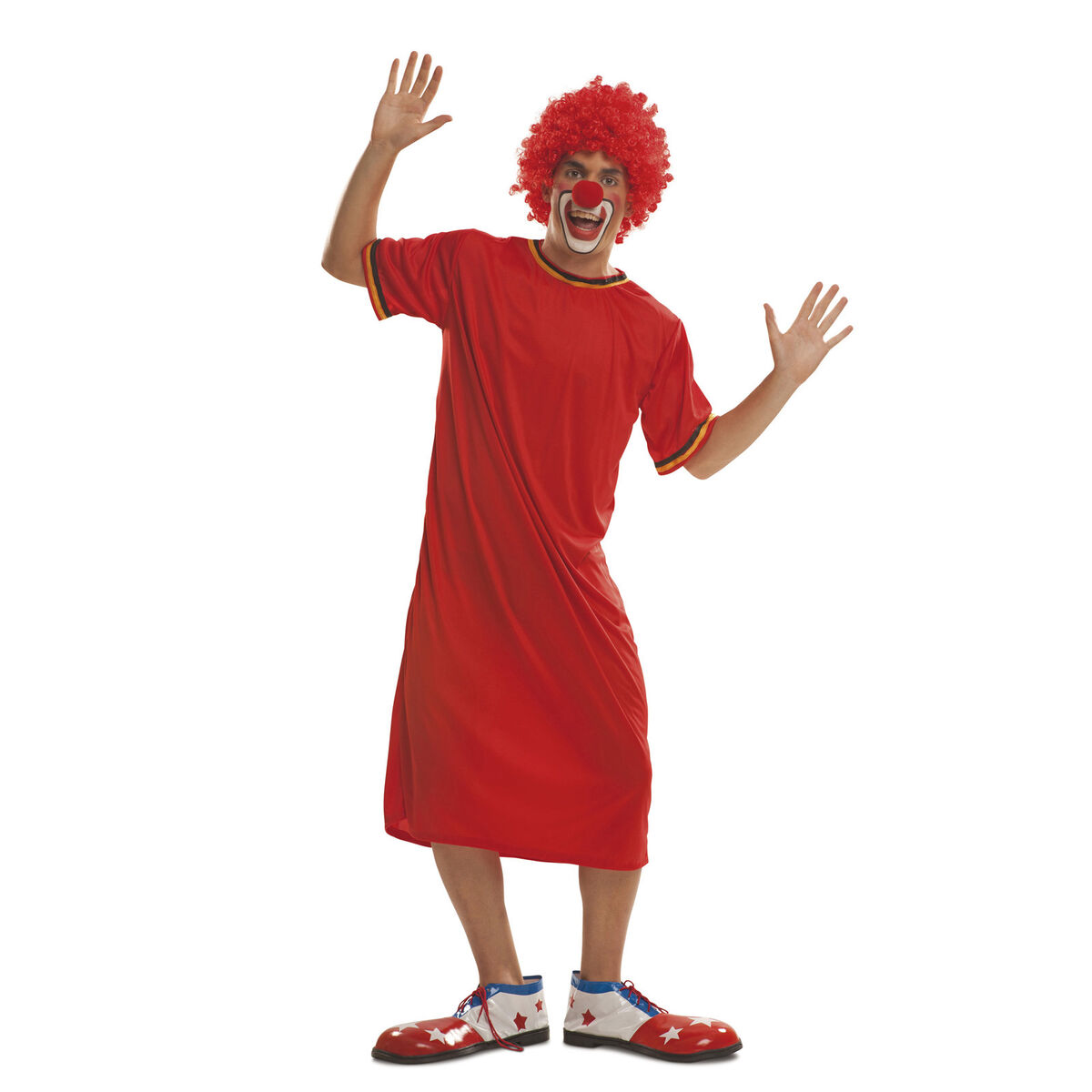 Costume for Adults My Other Me Red Male Clown Costume for Adults My Other Me Red Male Clown