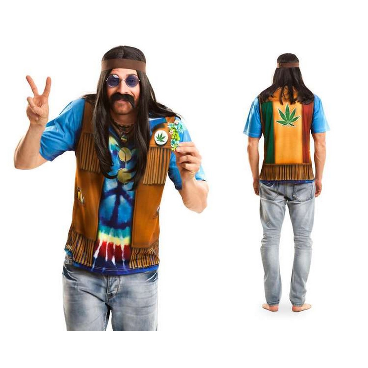 Costume for Adults My Other Me Hippie Costume for Adults My Other Me Hippie