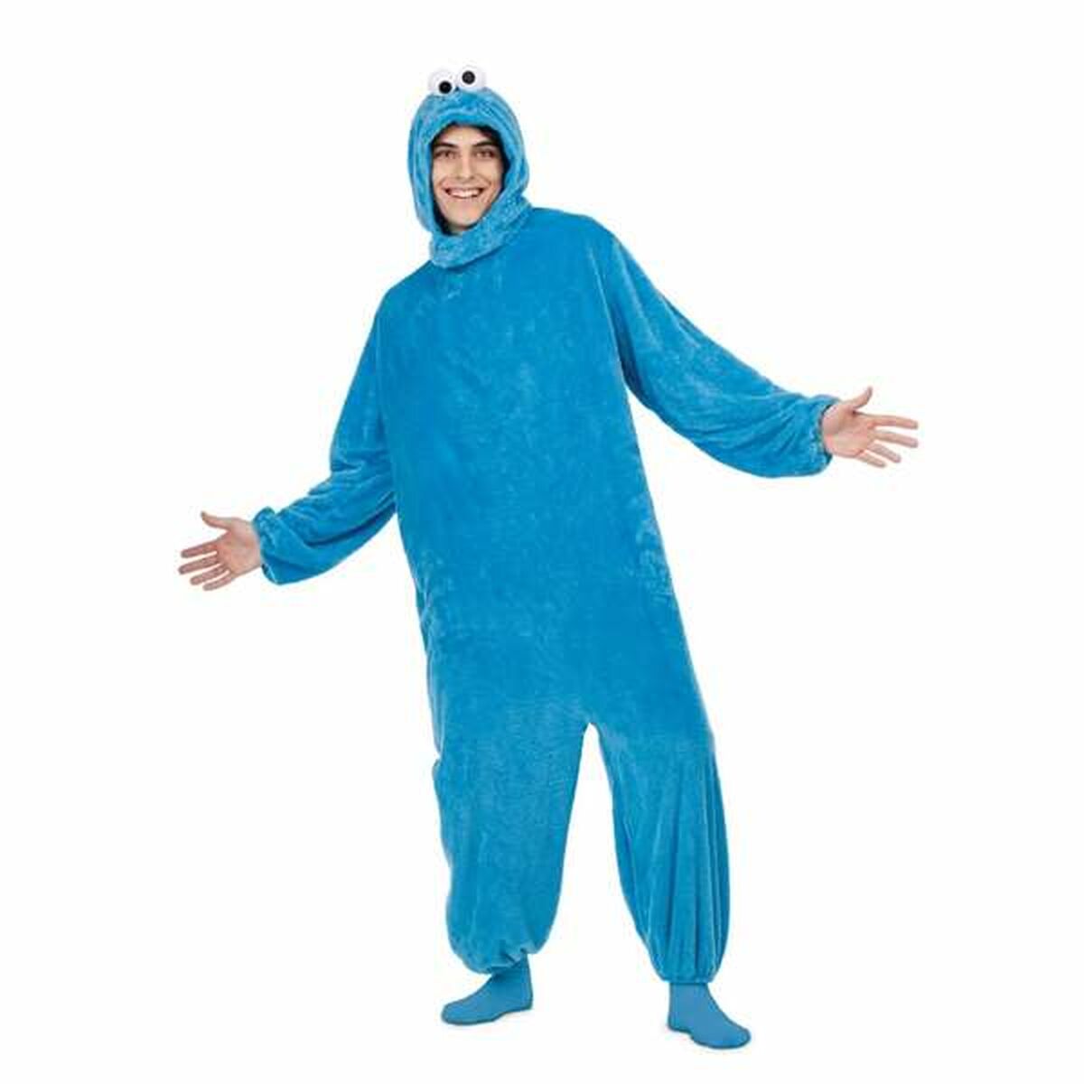 Costume for Adults My Other Me Cookie Monster Costume for Adults My Other Me Cookie Monster