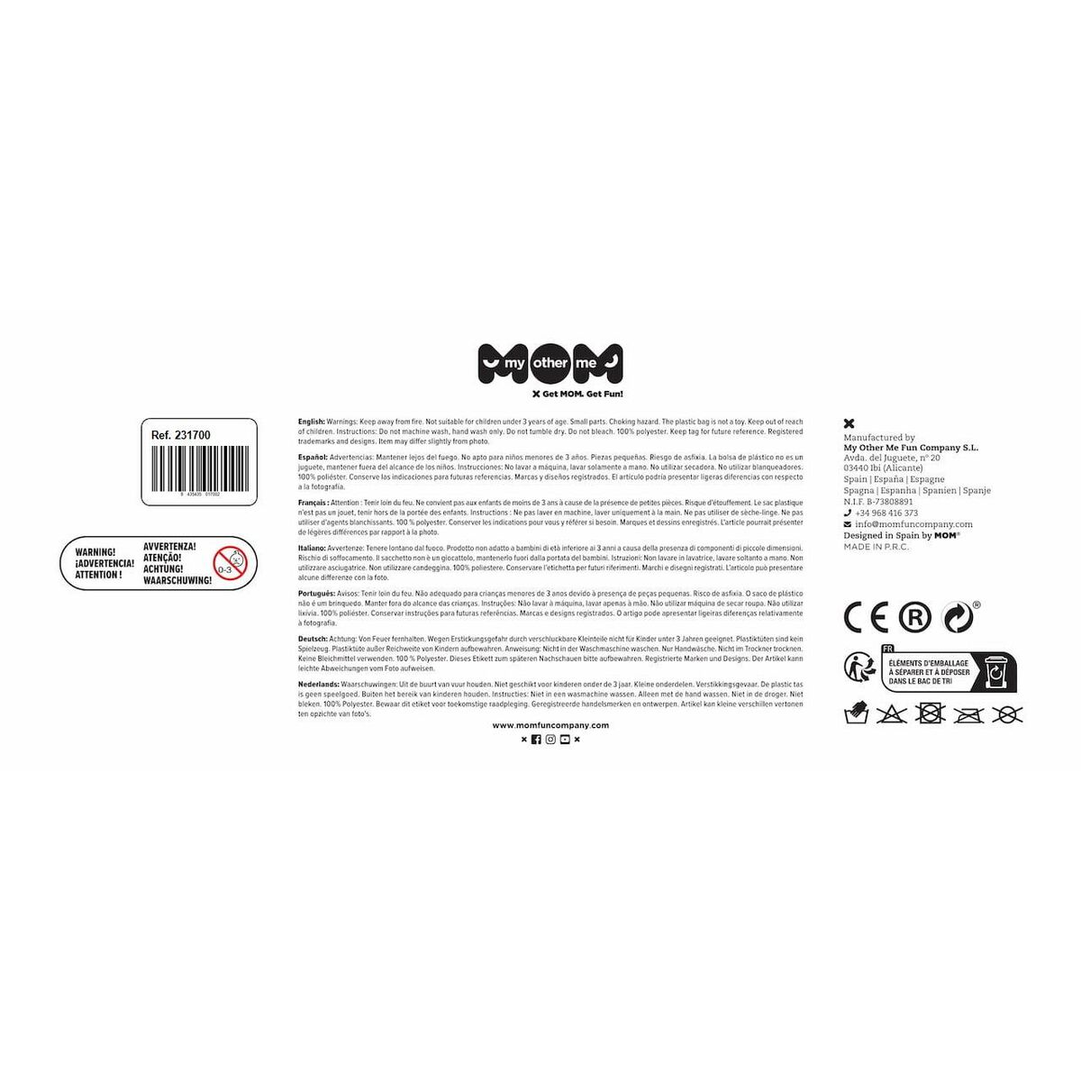 Costume for Children 231700 S 4-5 Years