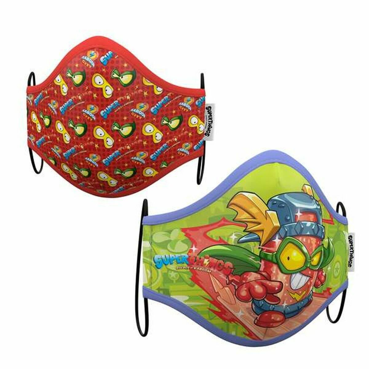 Hygienic Reusable Fabric Mask Super Zings Premium 6-9 years + 3 years