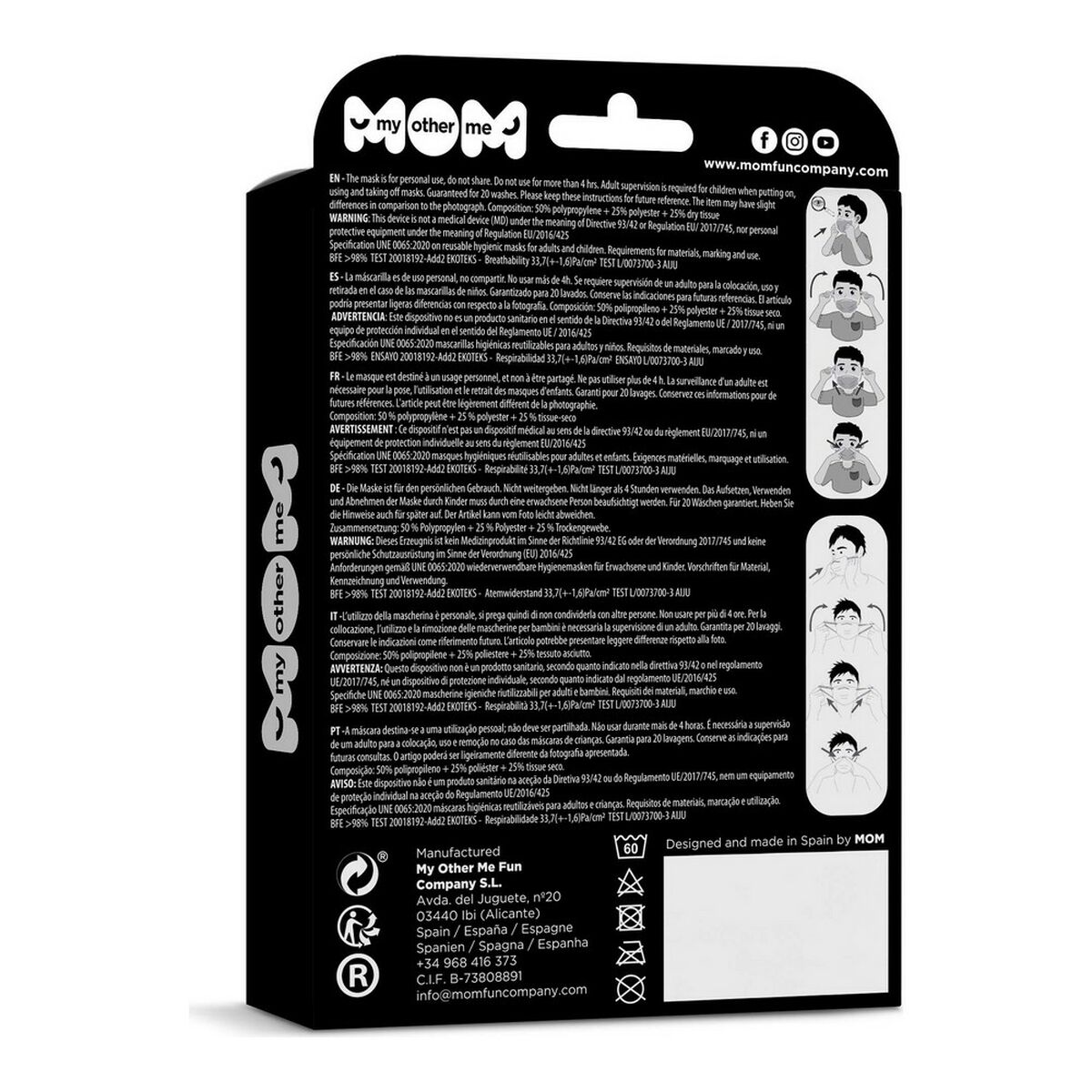 Hygienic Face Mask My Other Me Hello Kitty Pink Children’s (2 uds) (3-5 years)