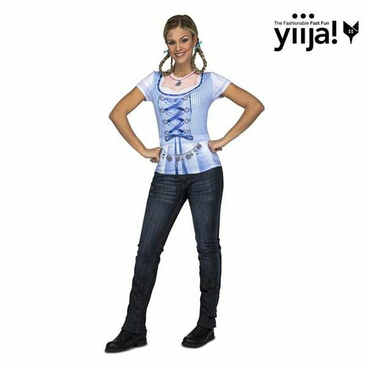 Costume for Adults My Other Me Oktoberfest Lady Blue Costume for Adults My Other Me Oktoberfest Lady Blue