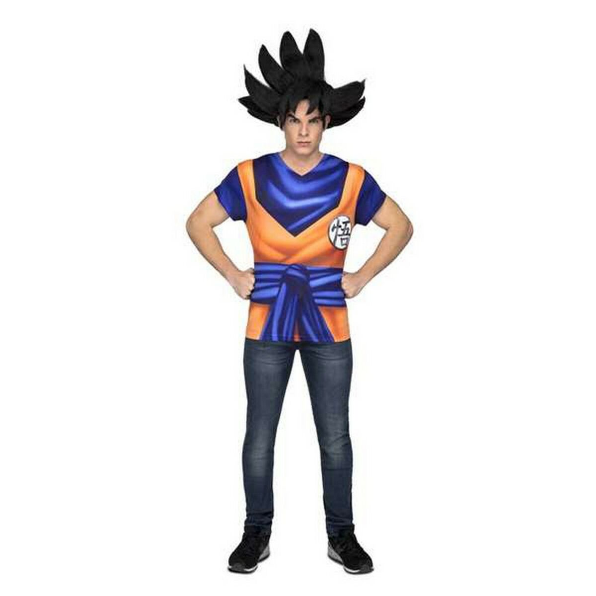 Costume for Adults My Other Me Goku T-shirt Costume for Adults My Other Me Goku T-shirt