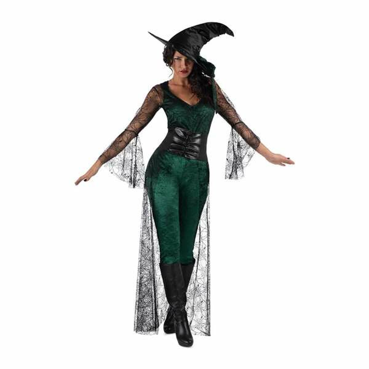 Costume for Adults My Other Me Green Witch M Costume for Adults My Other Me Green Witch M