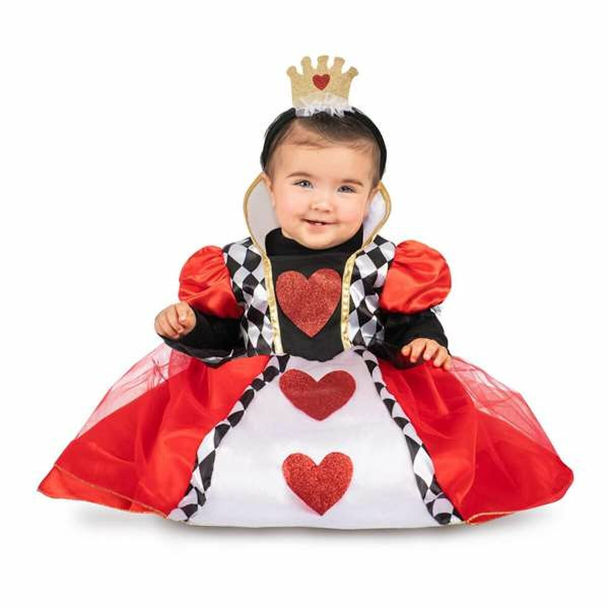 Costume for Babies My Other Me Queen of Hearts 12-24 Months Costume for Babies My Other Me Queen of Hearts 12-24 Months